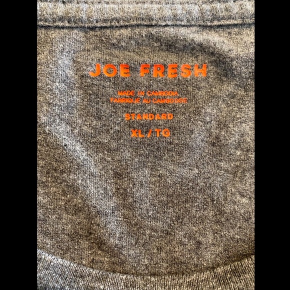 Joe Fresh short sleeved t-shirt, size XL, colour Grey - Picture 4 of 8